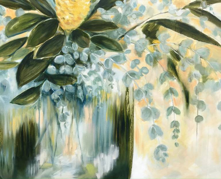 Original Floral Painting by Karen Goddard