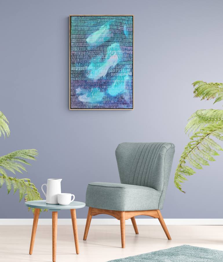 Original Abstract Expressionism Abstract Painting by Karen Goddard