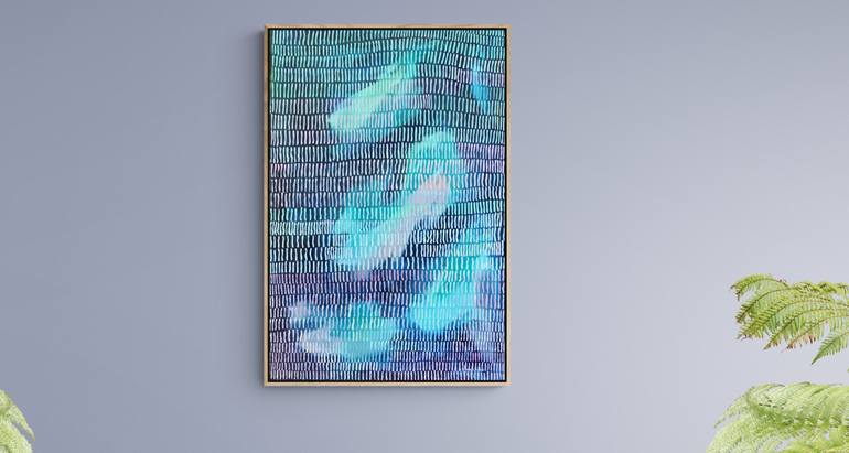 Original Abstract Expressionism Abstract Painting by Karen Goddard
