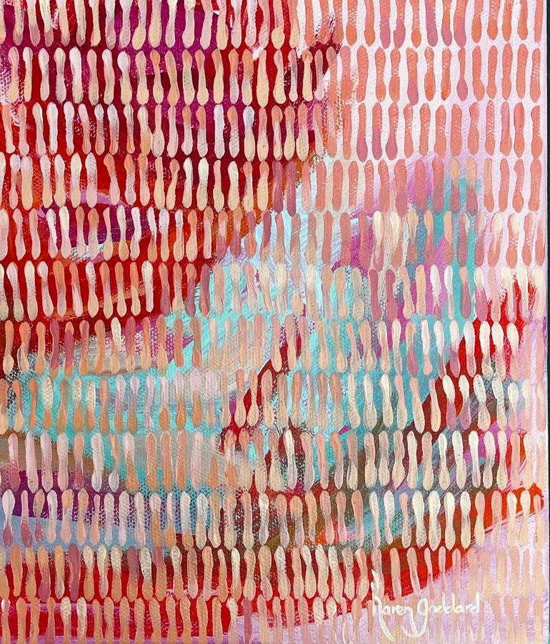 Original Abstract Expressionism Abstract Painting by Karen Goddard