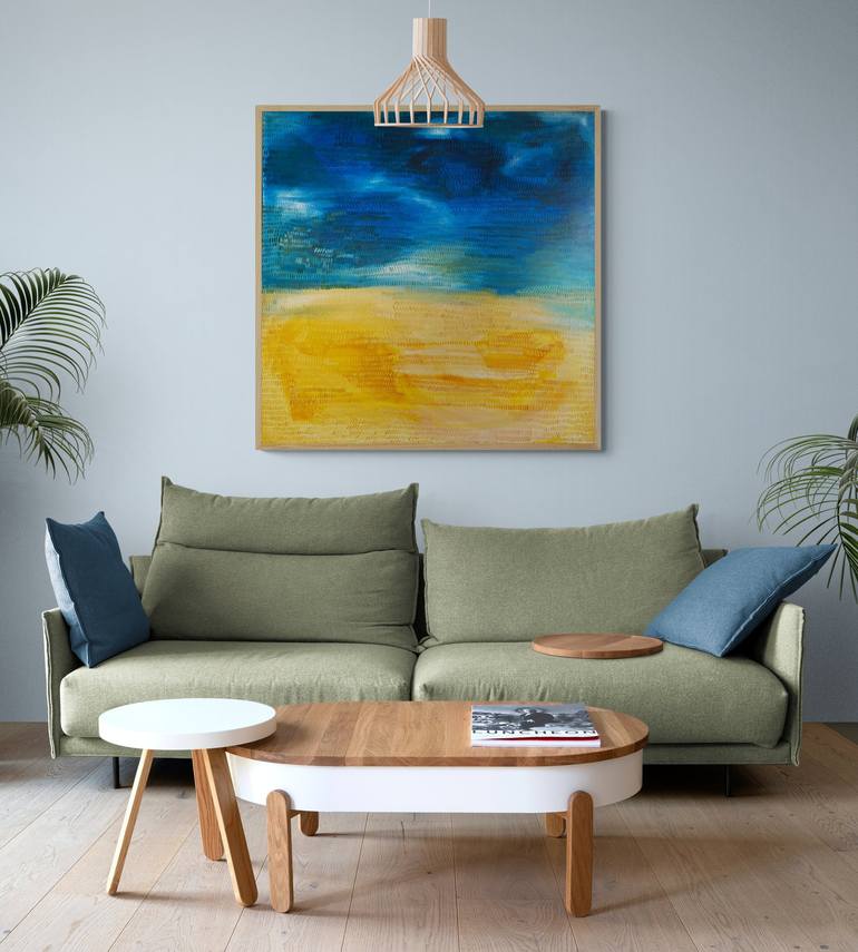 Original Abstract Seascape Painting by Karen Goddard