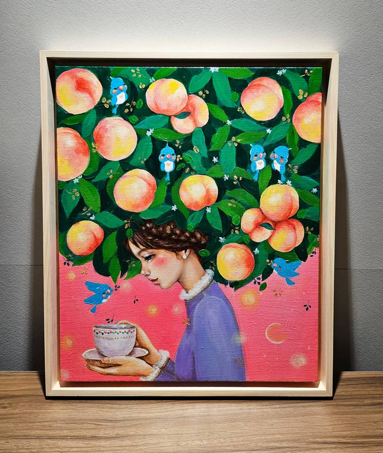 Original Pop Art Fantasy Painting by Eury Kim