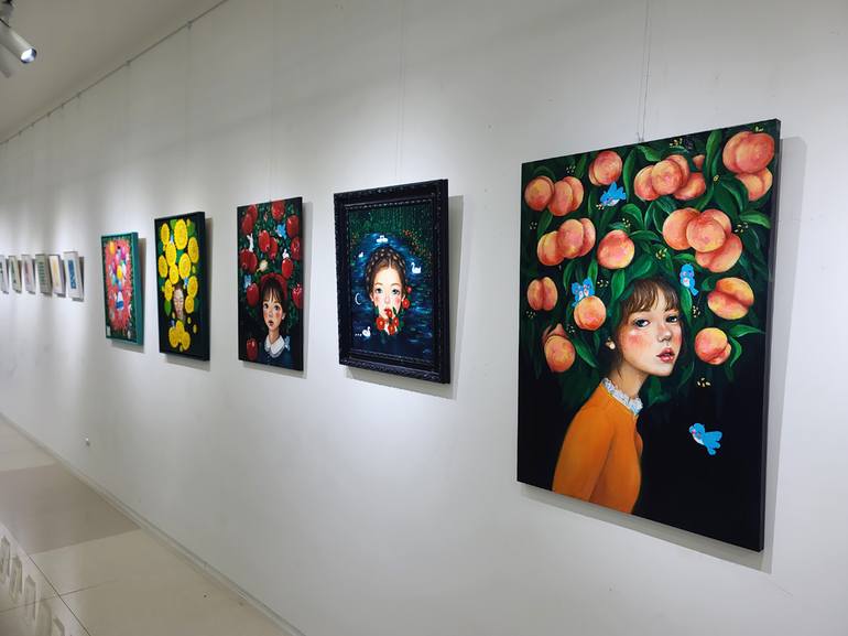 Original Pop Art Fantasy Painting by Eury Kim