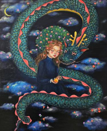 Camellia Girl: A Dragon in Clouds thumb