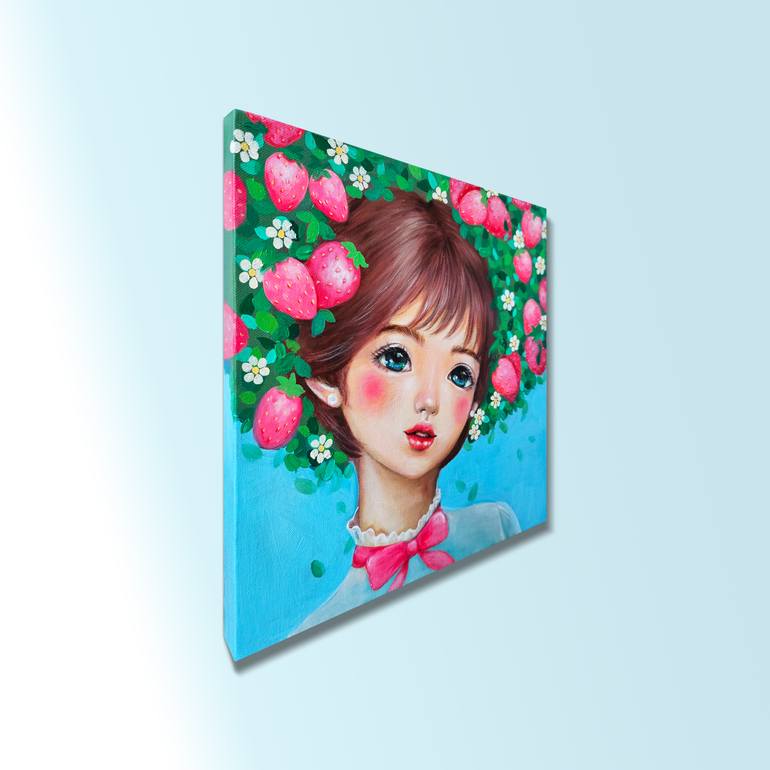 Original Pop Art Fantasy Painting by Eury Kim