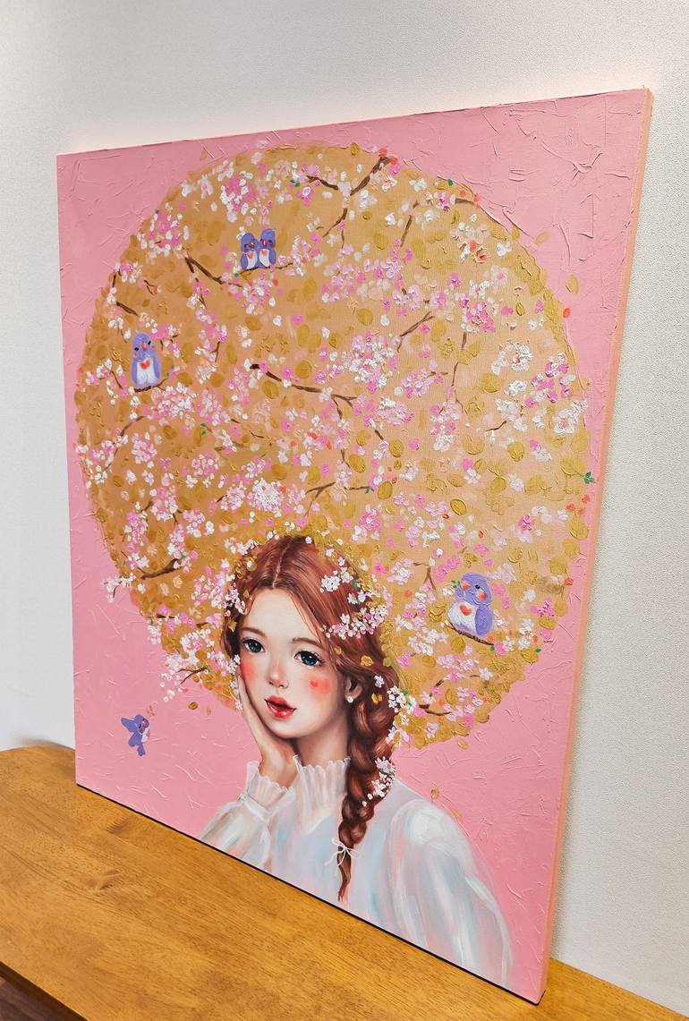 Original Pop Art Fantasy Painting by Eury Kim