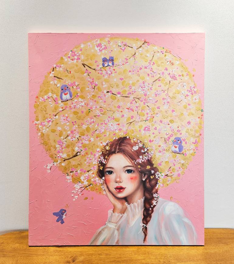 Original Pop Art Fantasy Painting by Eury Kim