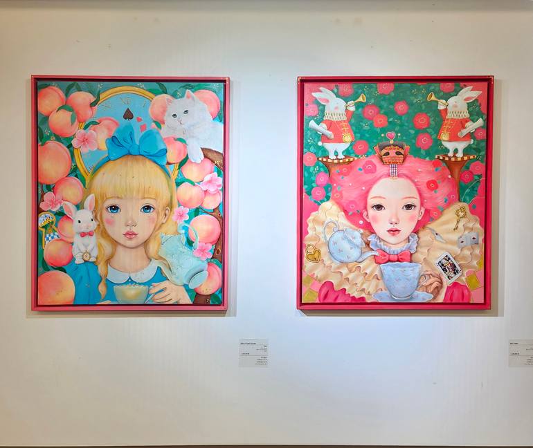 Original Pop Art Fantasy Painting by Eury Kim