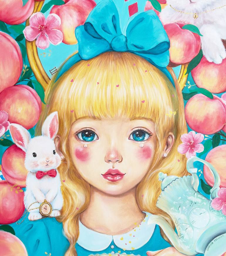 Original Pop Art Fantasy Painting by Eury Kim