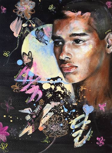 Print of Abstract Portrait Paintings by Eury Kim