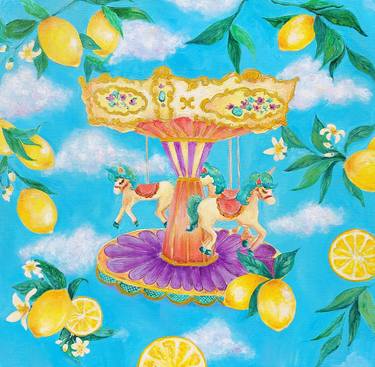 Lemon Carousel: I want you more than the blue sky. thumb