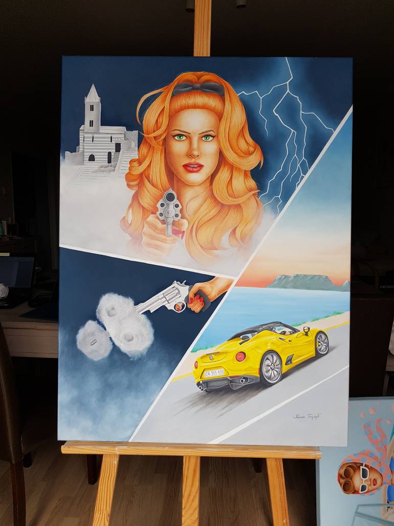 Original Figurative Women Painting by Julia Tulub