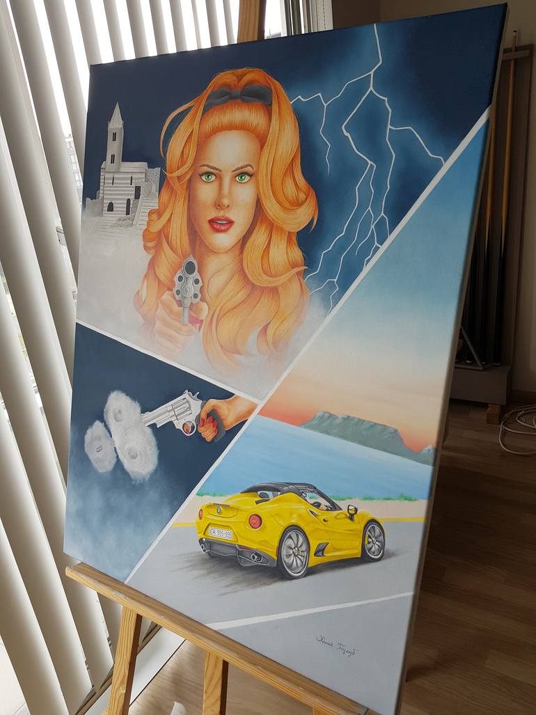 Original Figurative Women Painting by Julia Tulub