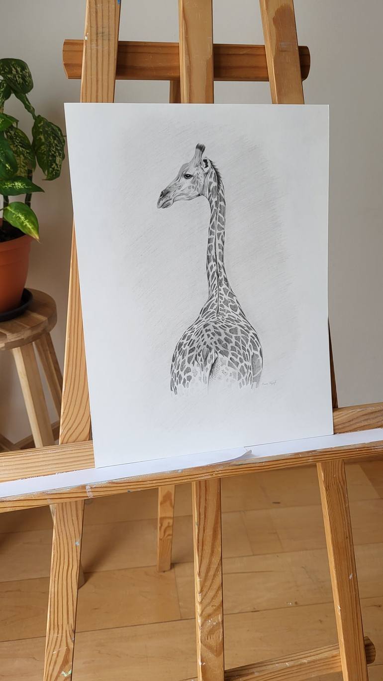 Original Animal Drawing by Julia Tulub