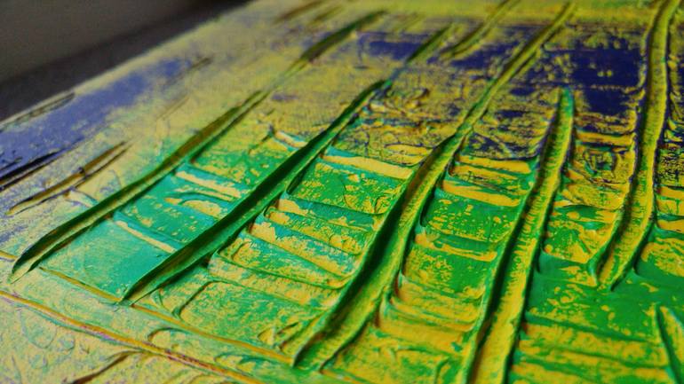 Original Abstract Expressionism Abstract Painting by Daniela Duca