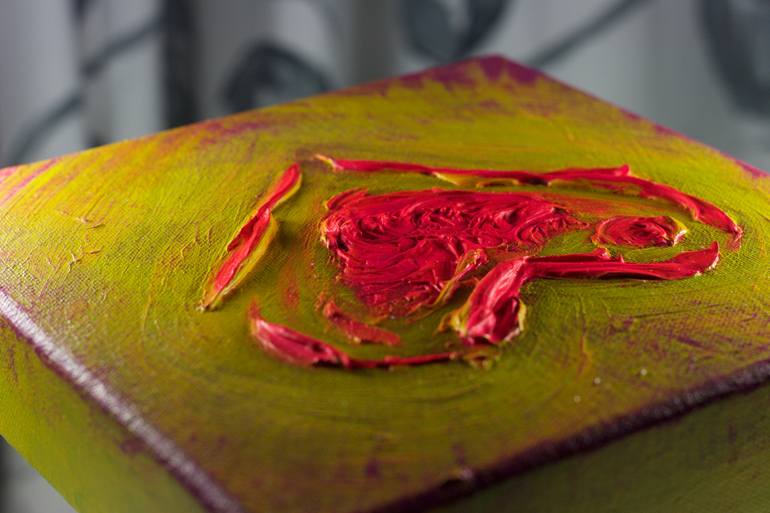 Original Abstract Expressionism Abstract Painting by Daniela Duca