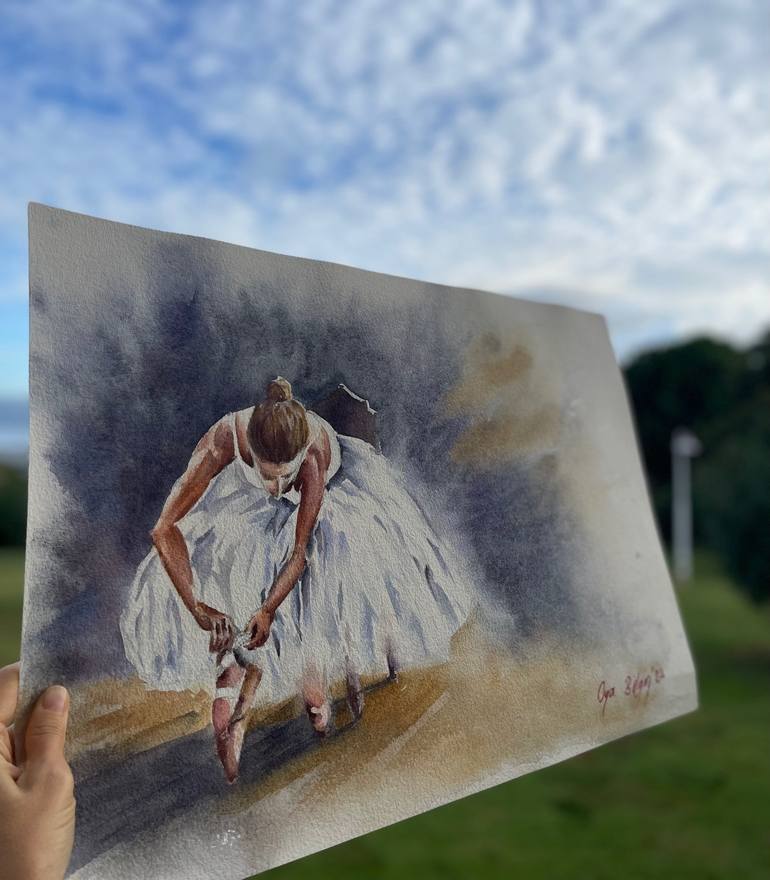 Original Figurative Body Painting by Oya Bilgin