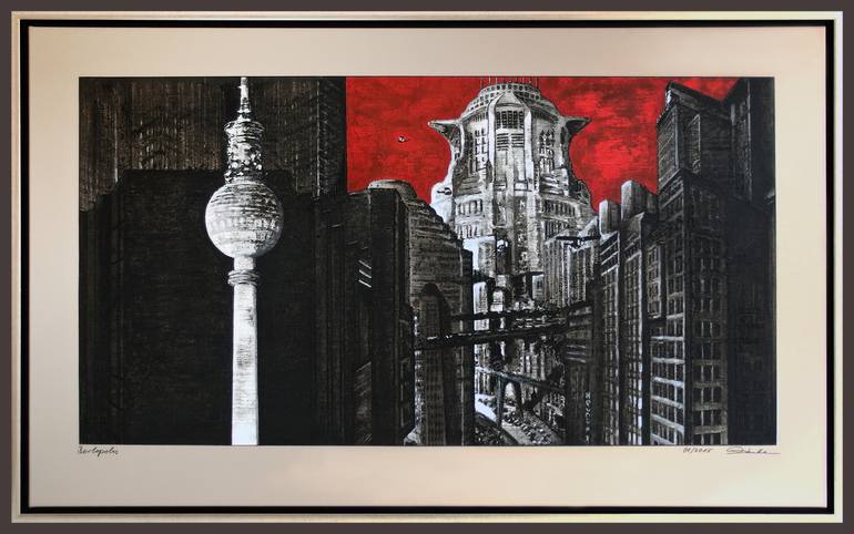 Original Modern Fantasy Painting by Ulrich Friedemann Stanke