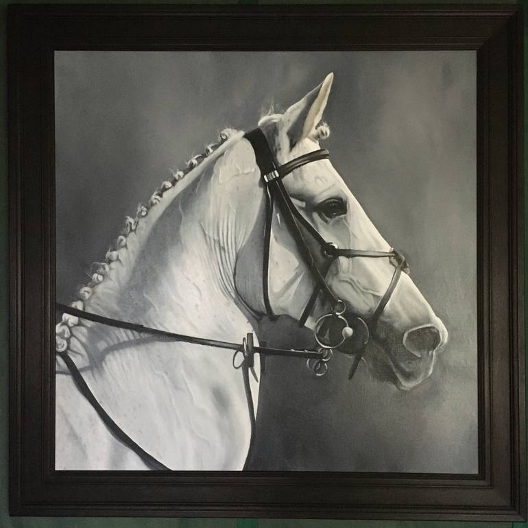 Original Fine Art Horse Painting by Catherine Henchie