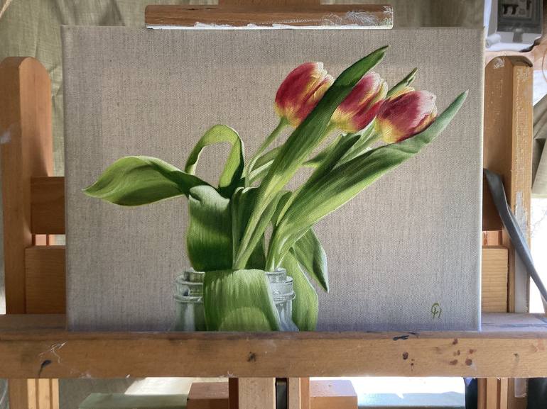 Original Fine Art Floral Painting by Catherine Henchie