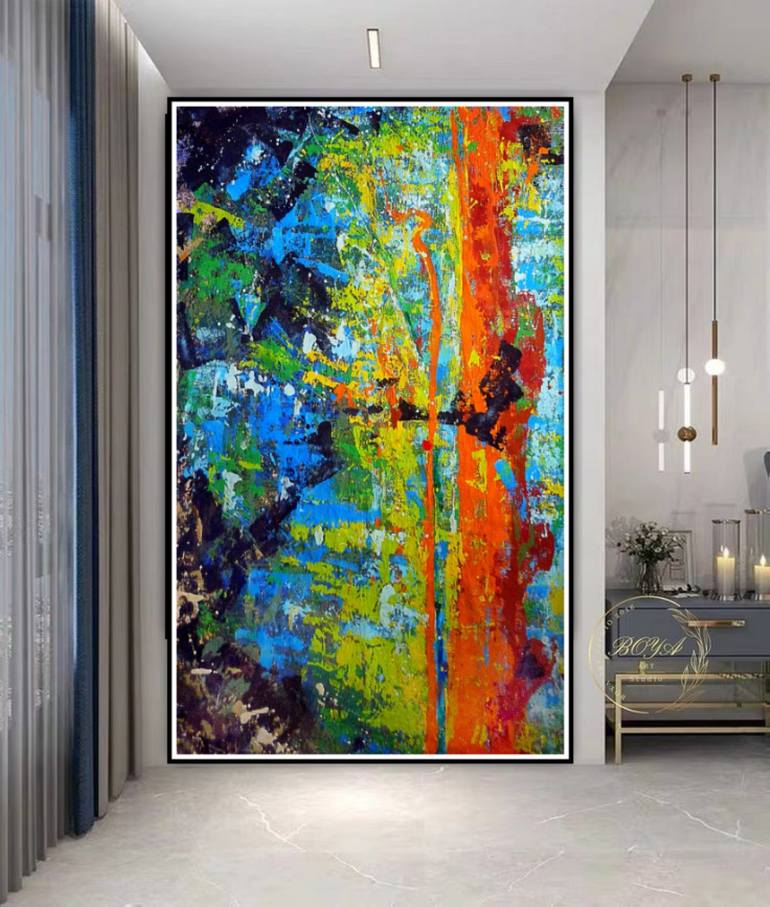 Original Abstract Landscape Painting by Marina  Klimanova 