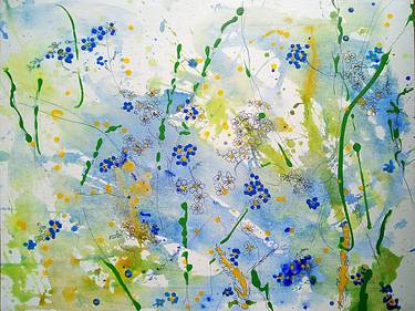 Original Abstract Floral Paintings by Marina Klimanova