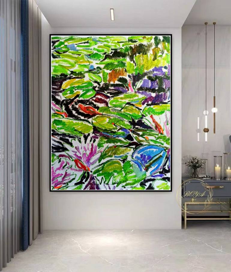 Original Impressionism Floral Painting by Marina  Klimanova 