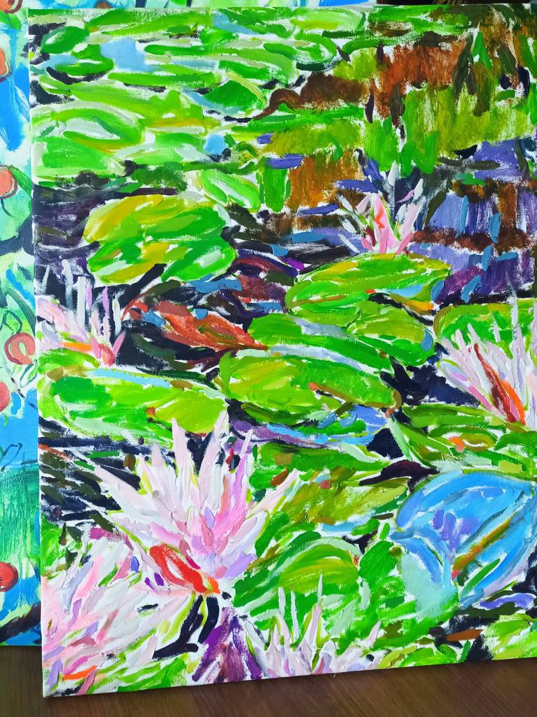 Original Conceptual Floral Painting by Marina Klimanova