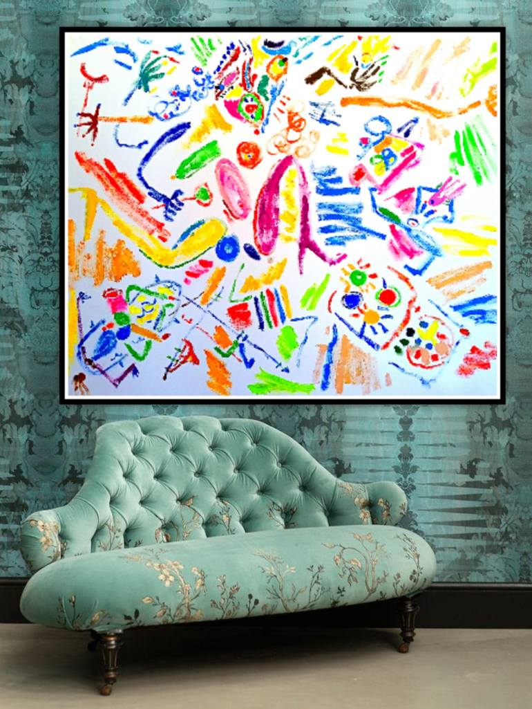 Original Abstract Painting by Mara Kliman