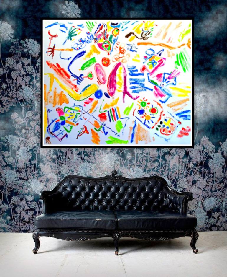 Original Abstract Painting by Marina  Klimanova 