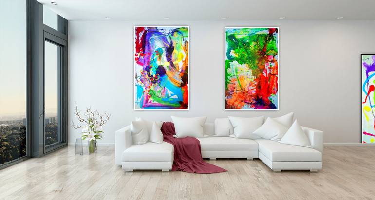 Original Abstract Painting by Mara Kliman