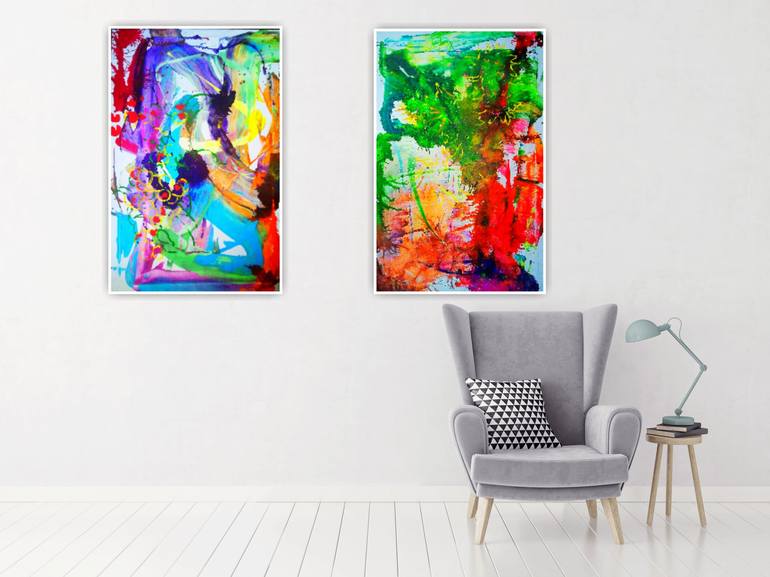 Original Abstract Painting by Marina  Klimanova 