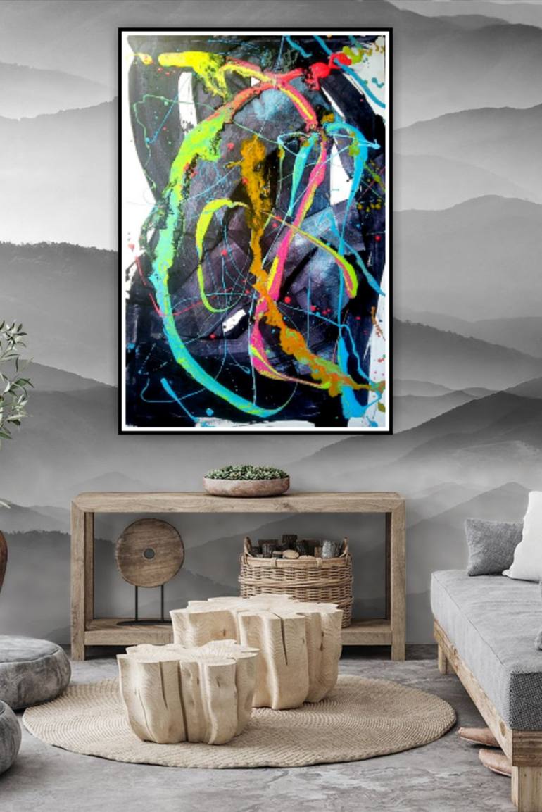 Original Abstract Painting by Marina  Klimanova 