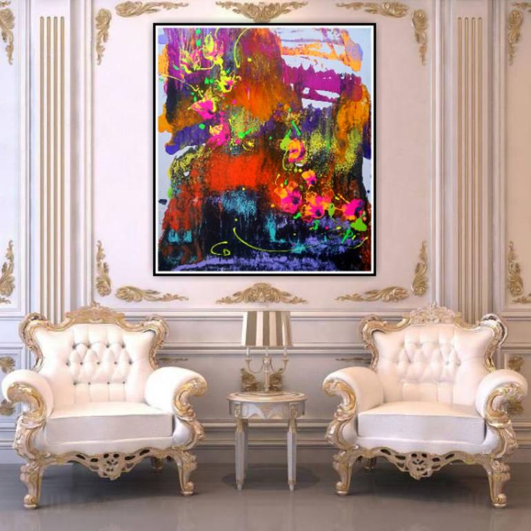 Original Abstract Expressionism Abstract Painting by Marina  Klimanova 