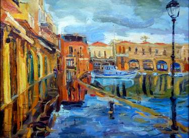 Original Impressionism Cities Paintings by Marina Klimanova