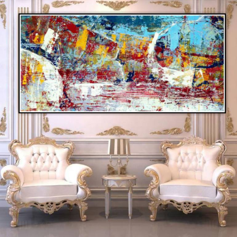 Original Abstract Expressionism Abstract Painting by Marina  Klimanova 