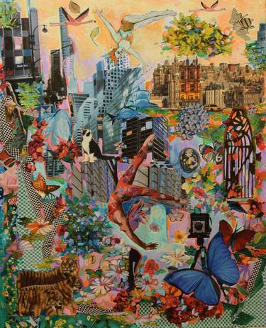Print of Modern Cities Mixed Media by Claudia Ramey