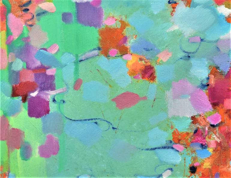 Original Abstract Expressionism Abstract Painting by Claudia Ramey