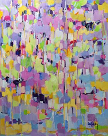 Original Abstract Expressionism Abstract Paintings by Claudia Ramey