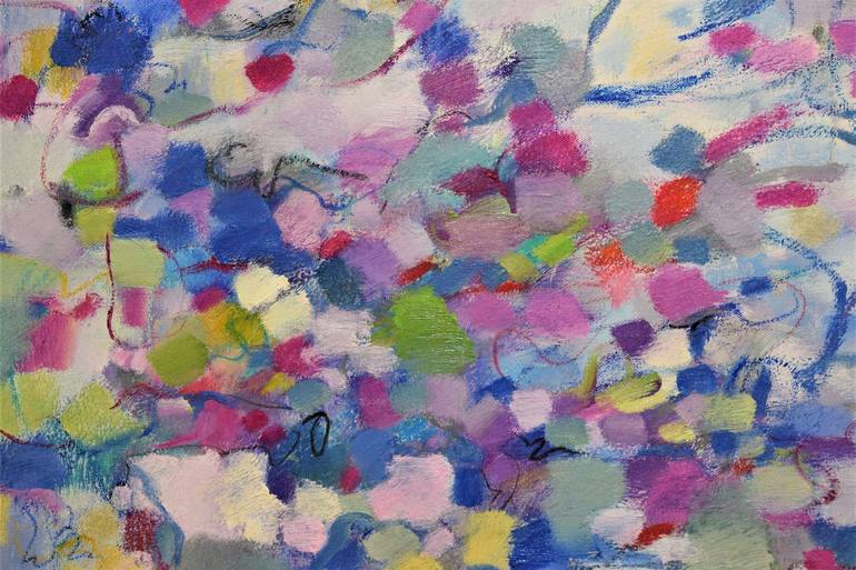 Original Abstract Expressionism Abstract Painting by Claudia Ramey