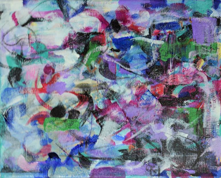 Print of Abstract Expressionism Abstract Paintings by Claudia Ramey