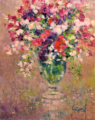 Original Impressionism Floral Paintings by Claudia Ramey