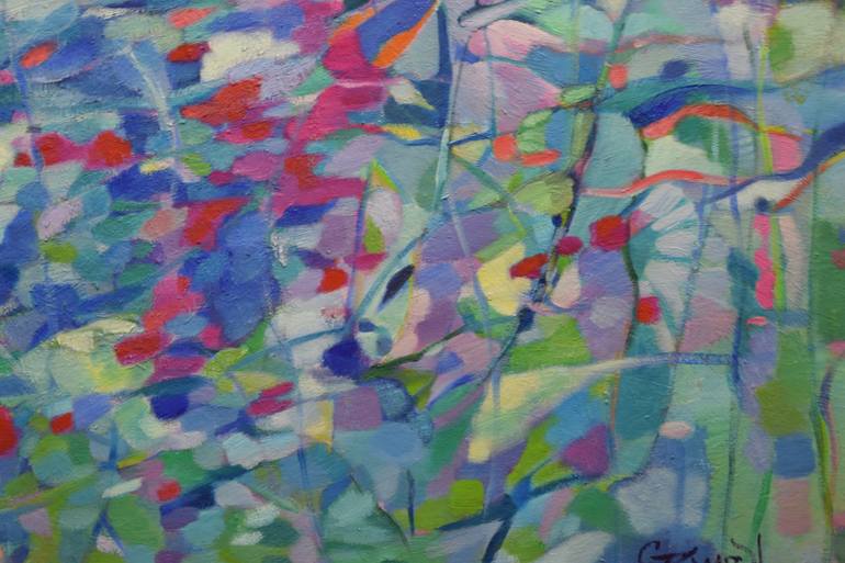 Original Abstract Expressionism Abstract Painting by Claudia Ramey