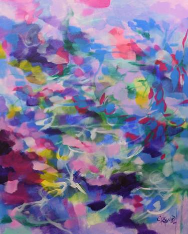 Original Abstract Paintings by Claudia Ramey