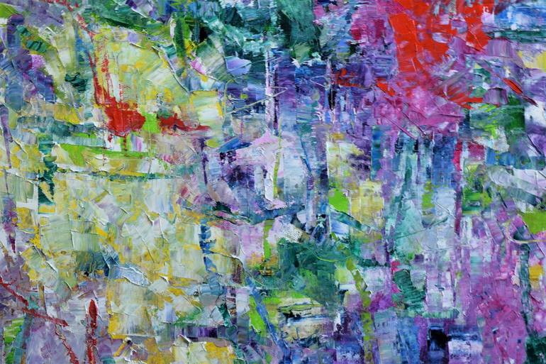 Original Abstract Expressionism Abstract Painting by Claudia Ramey