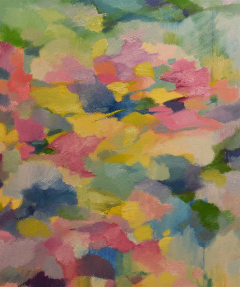 Original Abstract Expressionism Abstract Painting by Claudia Ramey