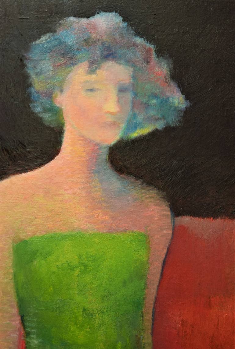 Original Figurative Women Painting by Claudia Ramey