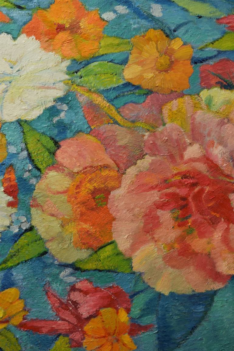 Original Floral Painting by Claudia Ramey