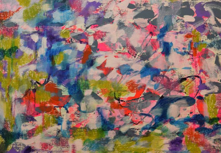 Original Abstract Expressionism Abstract Painting by Claudia Ramey