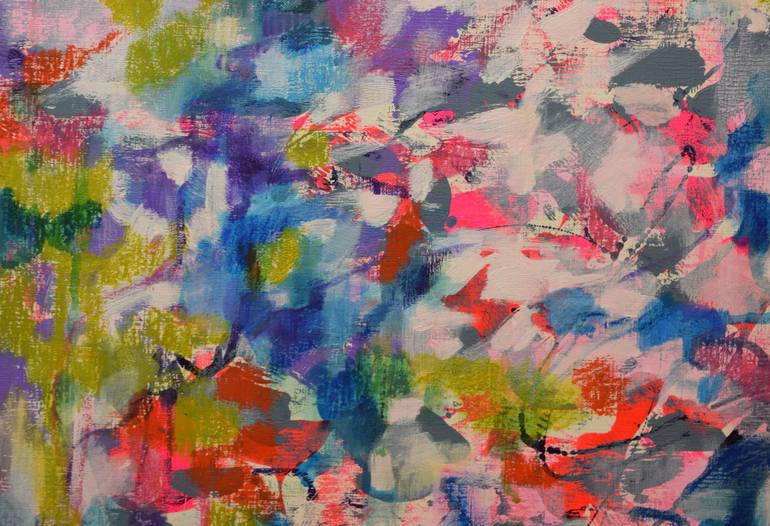 Original Abstract Expressionism Abstract Painting by Claudia Ramey